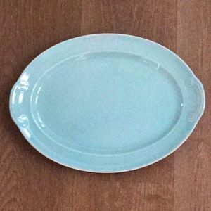 Lu-Ray Pastels Green Serving Platter, 13.5”x10”